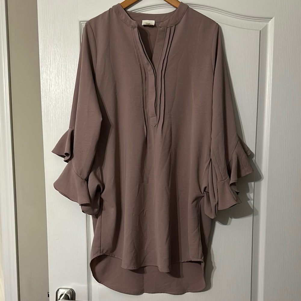 Elegant Mauve Women's Dress